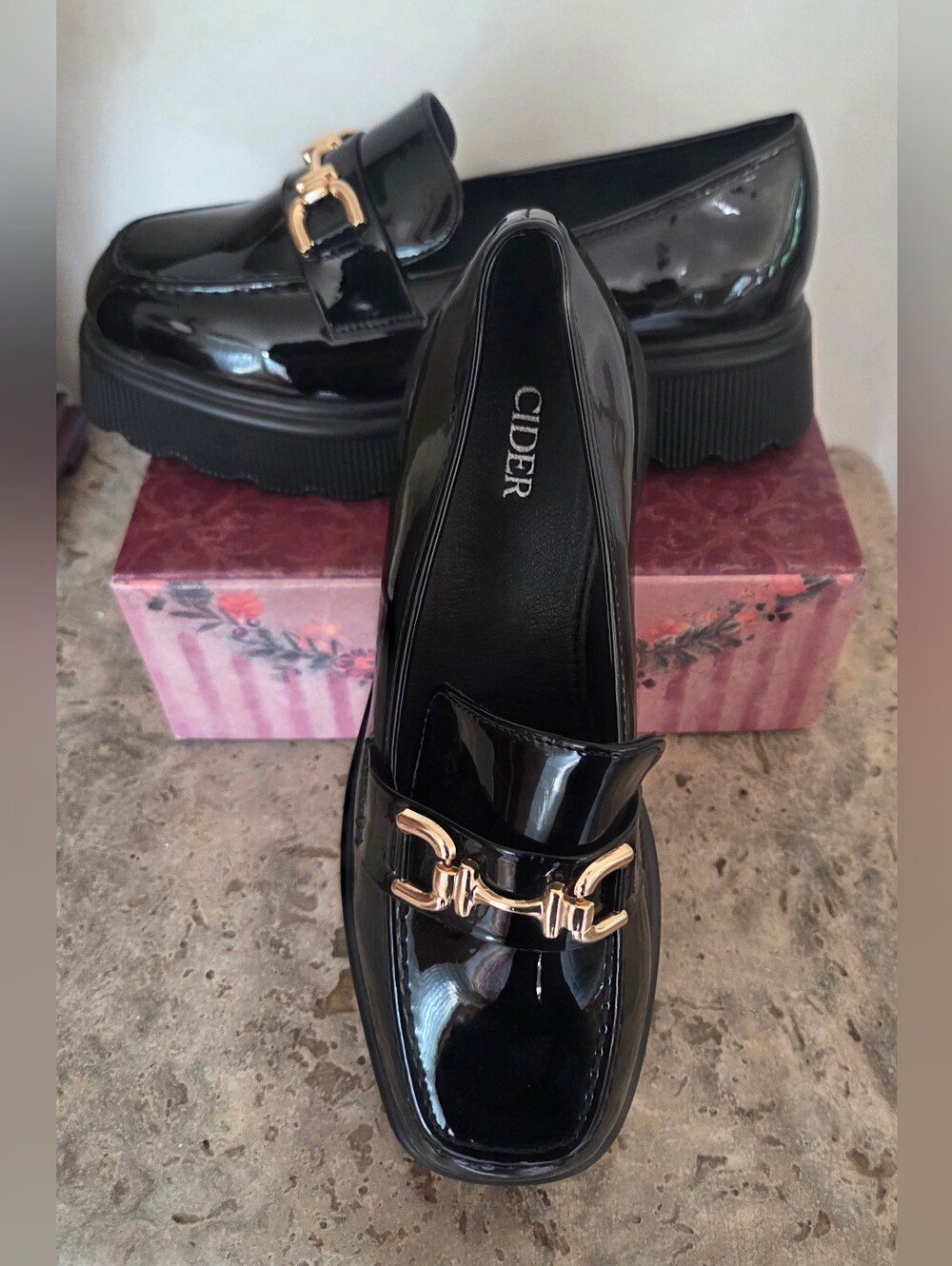 Beautiful Brand New Patent Leather Loafers